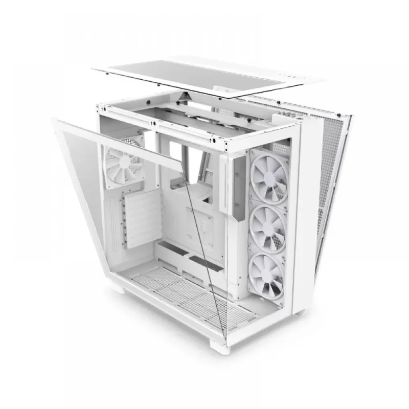 Nzxt H9 Elite Atx Mid Tower Cabinet White (CM-H91EW-01) - Image 3