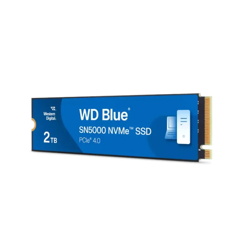 WD Blue SN5000 2TB PCIe Gen4 NVMe M.2 Internal SSD (WDS200T4B0E) - Image 2