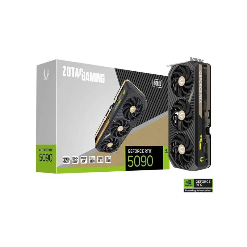 Zotac Gaming GeForce RTX 5090 Solid 32Gb GDDR7 Graphics Card