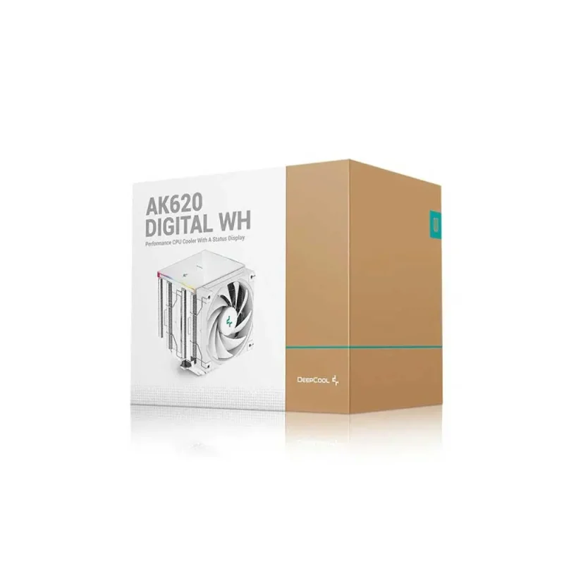 Deepcool AK620 Digital Wh 120mm Dual Tower Cpu Air Cooler (R-AK620-WHADMN-G) - Image 6
