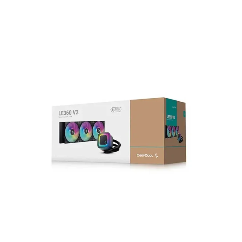 Deepcool LE360 V2 360mm CPU Liquid Cooler Black (R-LE360-BKAMMC-G-2) - Image 6