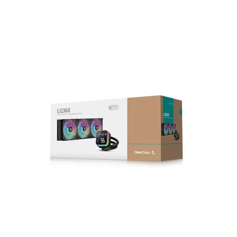 Deepcool LQ360 360mm AIO CPU Liquid Cooler Black (R-LQ360-BKLSMW-G-1) - Image 6