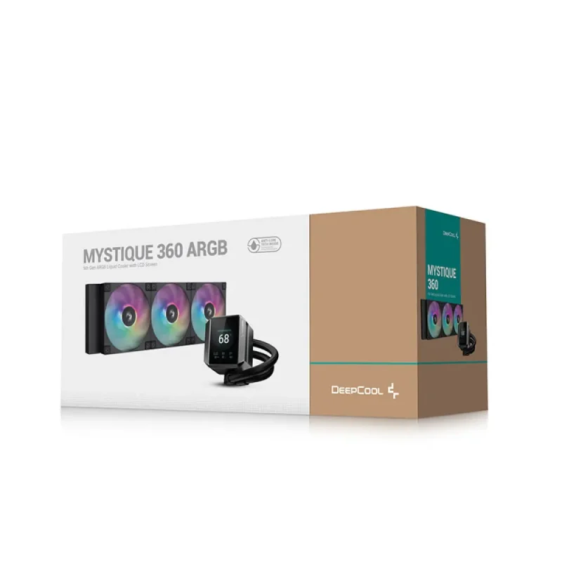 Deepcool Mystique 360 ARGB 360mm Liquid CPU Cooler (R-LX750-BKADSNC-G-1)
