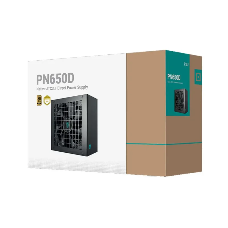 Deepcool Gamer Storm PN650D 650 Watt 80 Plus Gold ATX 3.1 Power Supply (R-PN650D-FC0B-JGIN-V2)