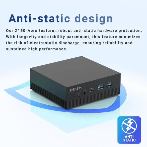 MINIX NEO Z150 Aero Barebone Mini PC with Intel N150 Processor