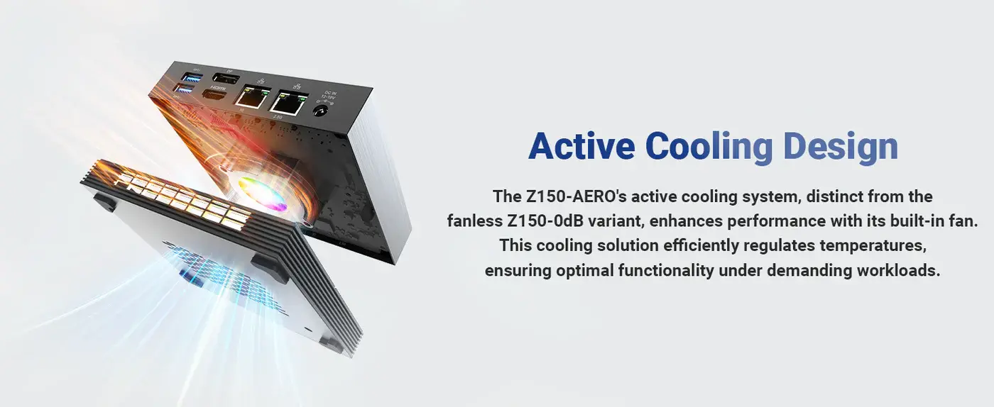 MINIX NEO Z150 Aero Barebone Mini PC with Intel N150 Processor 5