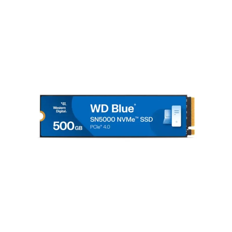 WD Blue SN5000 500GB PCIe Gen4 NVMe M.2 Internal SSD (WDS500G4B0E)