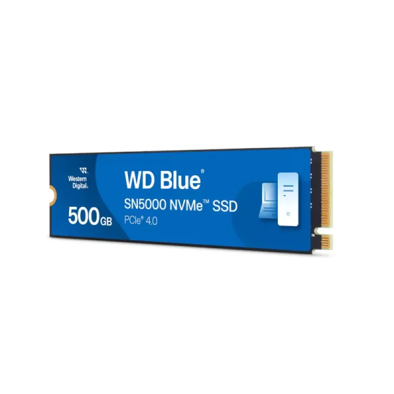 WD Blue SN5000 500GB PCIe Gen4 NVMe M.2 Internal SSD (WDS500G4B0E) - Image 2