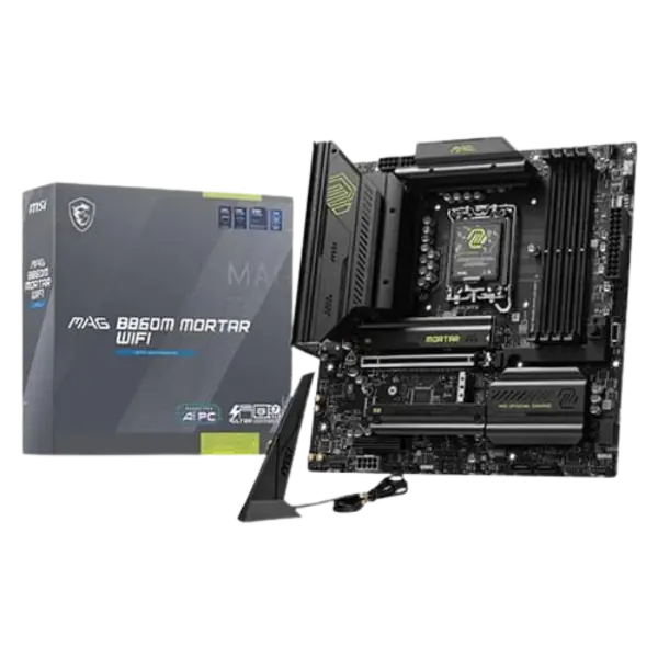 MSI MAG B860M Mortar M-ATX DDR5 WiFi Motherboard
