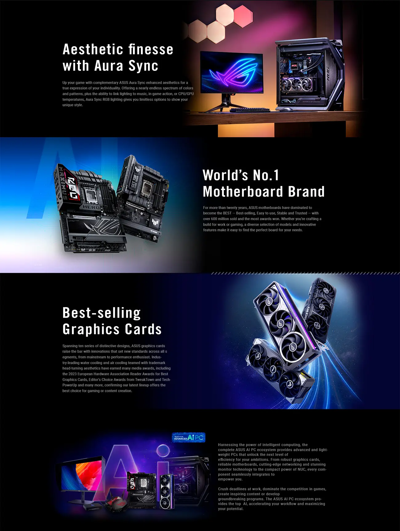powered by asus aura sync