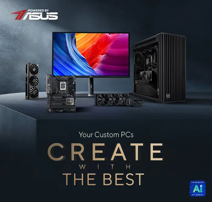 powered by asus create with best