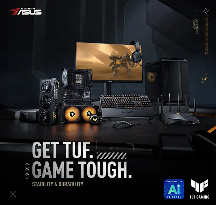 powered by asus get tuf banner