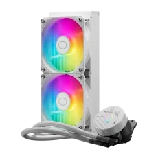 Cooler Master MASTERLIQUID 240 Core ll ARGB CPU Liquid Cooler (White)