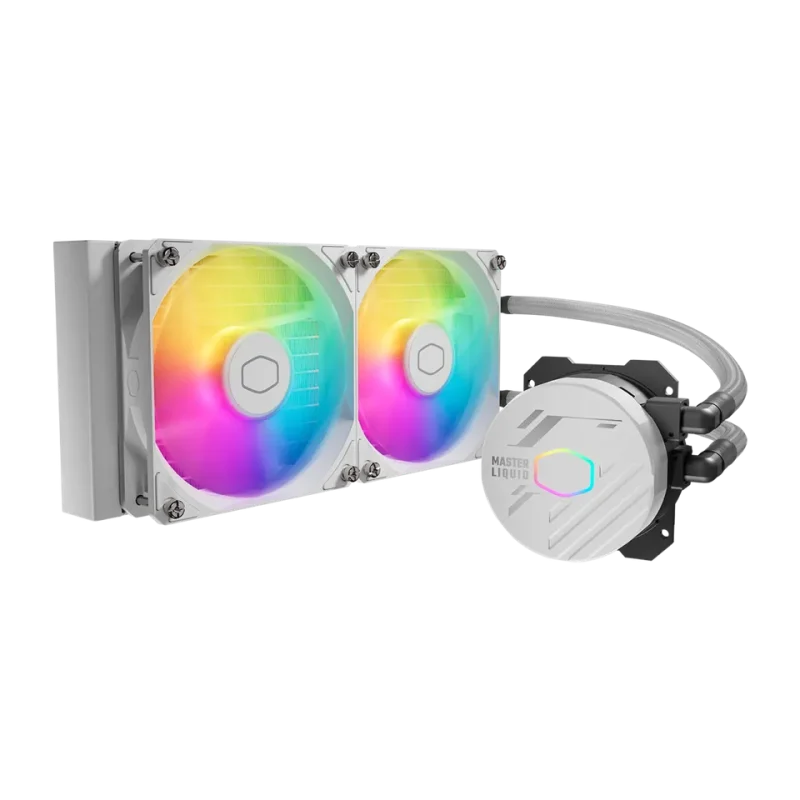 Cooler Master MASTERLIQUID 240 Core ll ARGB CPU Liquid Cooler (White)