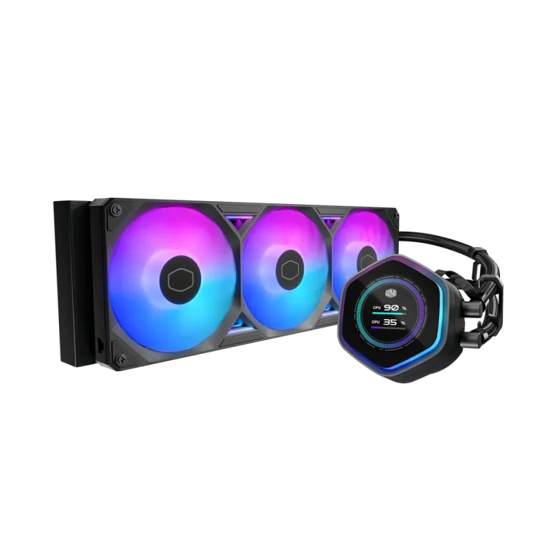 Cooler Master ML240 Atmos II LCD ARGB CPU Liquid Cooler (Black)