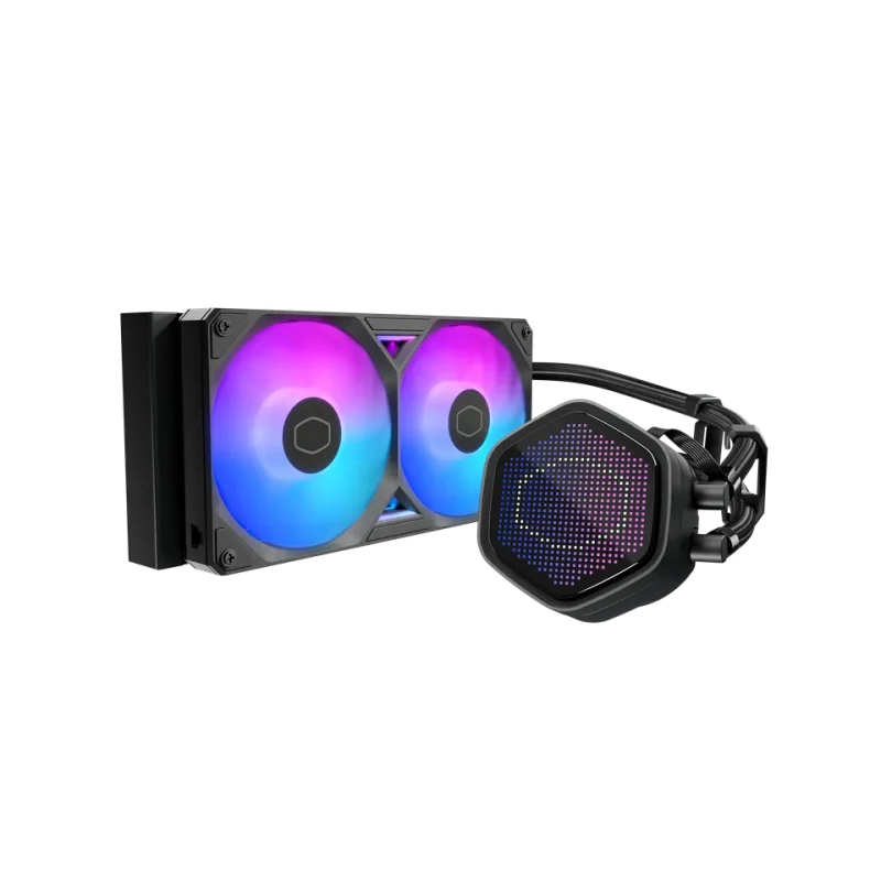 Cooler Master ML240 Atmos II PIXEL LED ARGB CPU Liquid Cooler (Black)