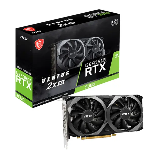ZOTAC GAMING GeForce MSI RTX 3060 VENTUS 2X XS 12G OC GDDR6 Graphics Card
