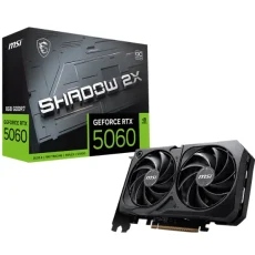 ZOTAC GAMING GeForce MSI RTX 5060 8GB SHADOW 2X OC GDDR7 Graphics Card