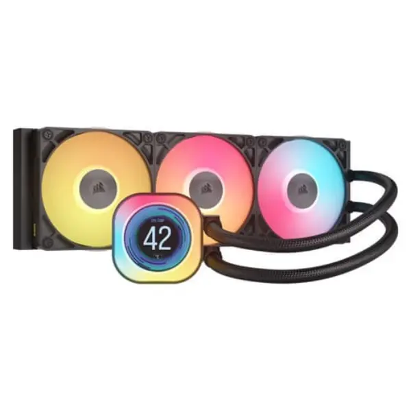CORSAIR iCUE LINK TITAN 360 RX LCD Liquid CPU Cooler