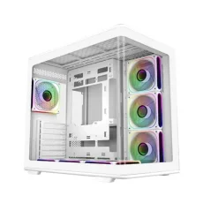 Cooler Master Elite 600 ARGB ATX Mid Tower Cabinet (White)
