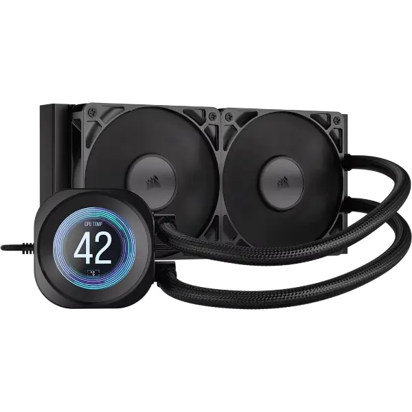 Corsair NAUTILUS 240 RS LCD Liquid Cooler (BLACK) 2 Corsair NAUTILUS 240 RS LCD Liquid Cooler (BLACK)