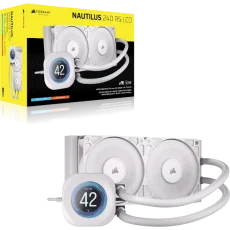 Corsair NAUTILUS 240 RS LCD Liquid Cooler (WHITE)