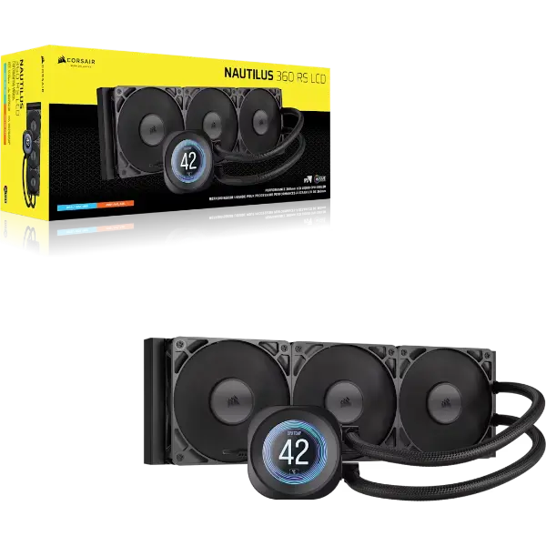 Corsair NAUTILUS 360 RS LCD Liquid Cooler (BLACK)
