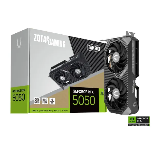 ZOTAC GAMING GeForce RTX 5050 Twin Edge GDDR6 Graphics Card 