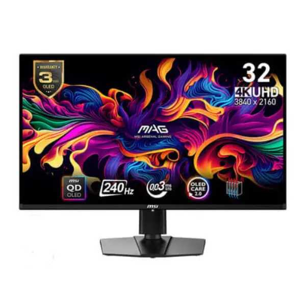 MSI MAG 321UPX QD-OLED UHD 32 Inch Monitor