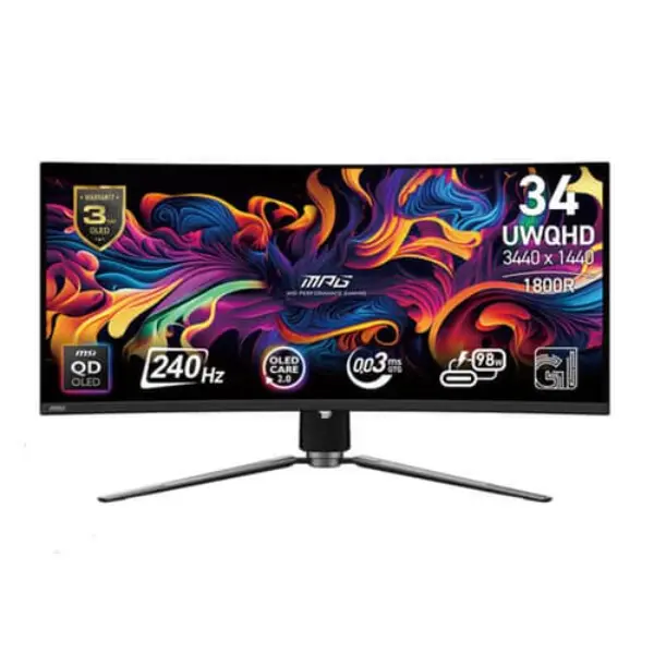 MSI MAG 341CQPX 34 Inch QD-OLED Monitor