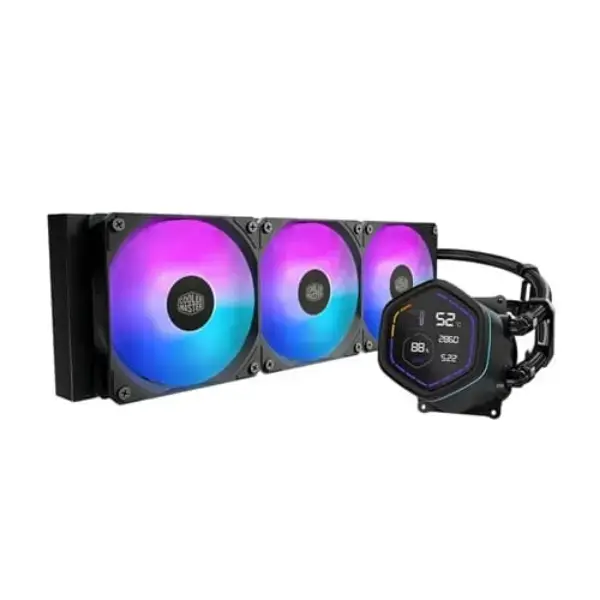 Cooler Master MASTERLIQUID Core NEX Digital 360 ARGB BLACK CPU Liquid Cooler 1 Cooler Master MASTERLIQUID Core NEX Digital 360 ARGB BLACK CPU Liquid Cooler