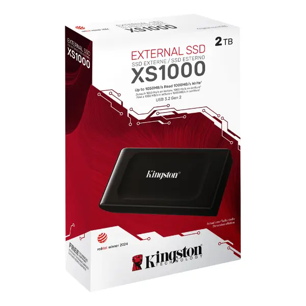 Kingston XS1000 2TB USB 3.2 Gen 2 External SSD 3 Kingston XS1000 2TB USB 3.2 Gen 2 External SSD