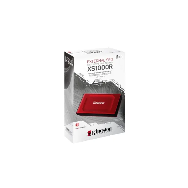 Kingston XS1000 2TB USB 3.2 Gen 2 RED External SSD 3 Kingston XS1000 2TB USB 3.2 Gen 2 RED External SSD