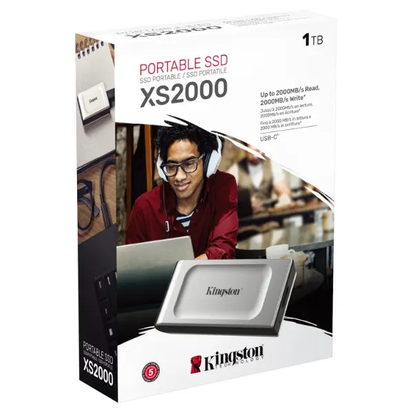 Kingston XS2000 1TB USB 3.2 Gen 2X2 External SSD 3 Kingston XS2000 1TB USB 3.2 Gen 2X2 External SSD