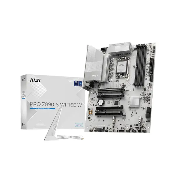 MSI Pro Z890-S WIFI6E DDR5 Motherboard (White)