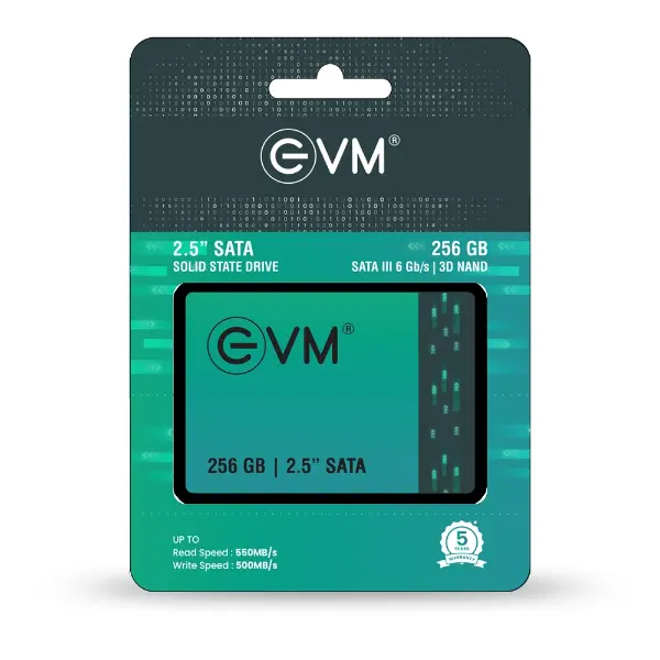 EVM 256GB 2.5" INCH SATA SSD 2 EVM 256GB 2.5 INCH SATA SSD
