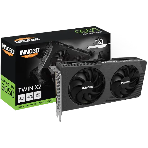 INNO3D RTX 5050 TWIN X2 8GB GDDR6 Graphics Card