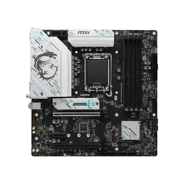 MSI B760M GAMING PLUS WIFI DDR4 Motherboard 4 MSI B760M GAMING PLUS WIFI DDR4 Motherboard