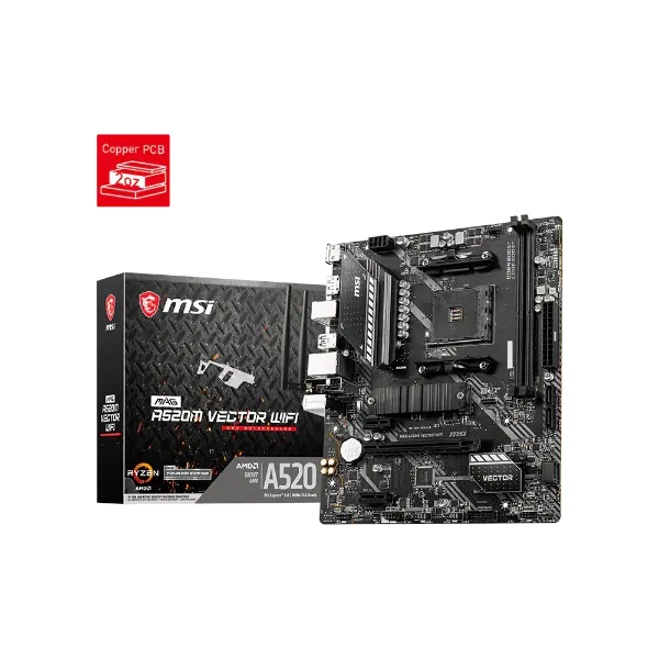 MSI MAG A520M VECTOR WIFI Motherboard 1 MSI MAG A520M VECTOR WIFI Motherboard
