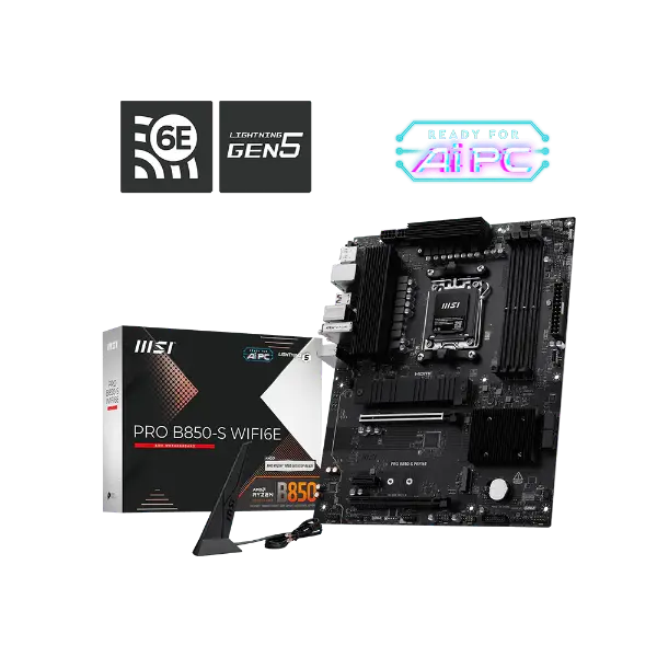 MSI PRO B850-S WIFI6E Motherboard 1 MSI PRO B850-S WIFI6E Motherboard