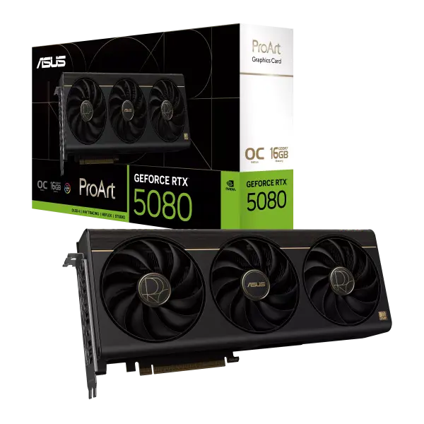 ASUS ProArt RTX 5080 16GB GDDR7 OC Edition Graphics Card