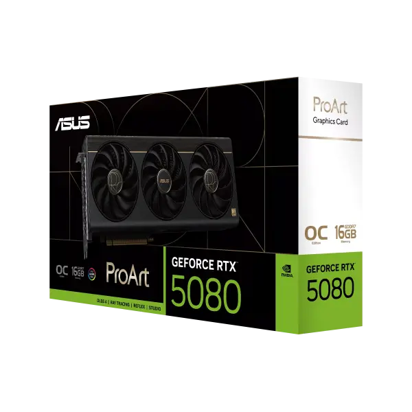 ASUS ProArt RTX 5080 16GB GDDR7 OC Edition Graphics Card 2 ASUS ProArt RTX 5080 16GB GDDR7 OC Edition Graphics Card