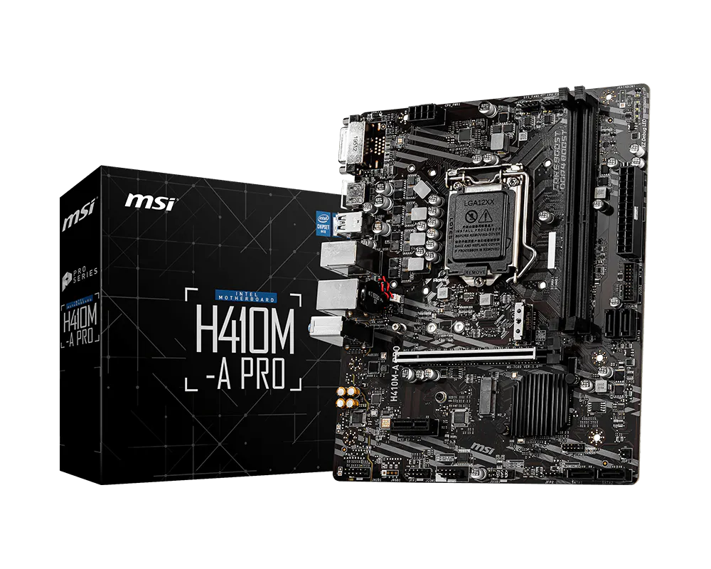 MSI H410M-A PRO DDR4 Motherboard