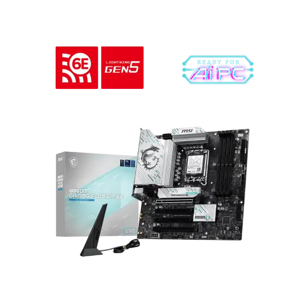 MSI B860M GAMING PLUS WIFI6E DDR5 Motherboard